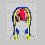 お絵かき練習メモStep7　髪の毛の描き方（概要）